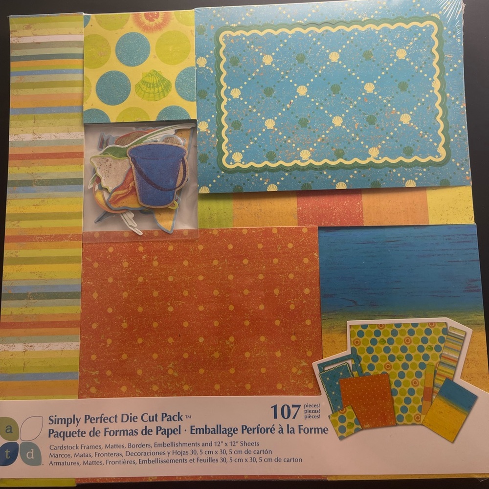 NWT Scrapbooking Simply Perfect Die Cut Pack